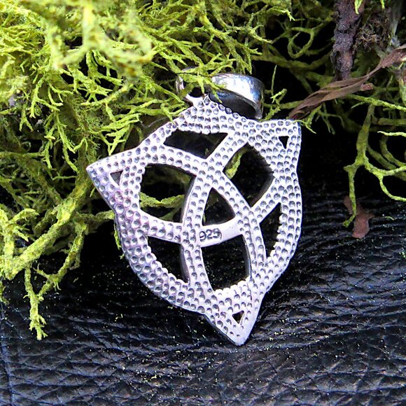 Solid 925 Sterling Silver Viking Ouroboros Snake Pendant - Celtic Infinity Knot - Picture 3 of 9